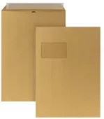 POSTHORN Versandtasche DIN C4 aus Kraftpapier, braun, selbstklebend - Bild 1