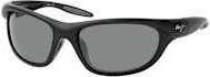 Maui Jim Haulani Sonnenbrille, Rechteckig, Herren, Schwarz, Grau, Vollrand, Kunststoff, polarisiert - Bild 1