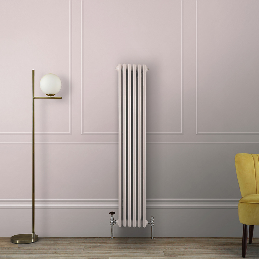 Regent Gliederheizkörper 2-säulig vertikal, Farbe: Pink, Höhe: 150 cm, Breite: 29 cm - Bild 1