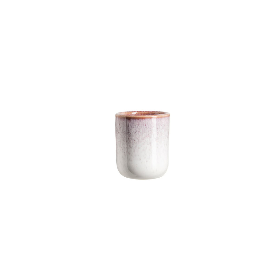 Gipfelstück Espressobecher-Set Alpenwiese aus Steinzeug in Pink und Weiß mit floralem Design - Bild 3