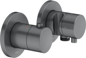 Keuco Fertigmontageset Edition 400 UP-THM mit Thermostat und Safety Stop für 2 Verbindungen in Chrom gebürstet - Bild 1
