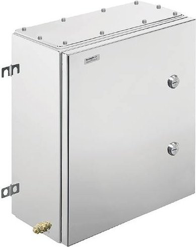 Weidmüller KTB QL 453820 S4E0 Gehäuse aus Edelstahl in Silber, B/T/H: 38,2 x 45,8 x 20,0 cm - Bild 1