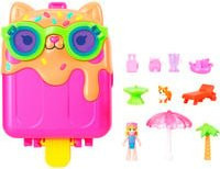 Polly Pocket Mattel Eiskätzchen-Schatulle Spielset mit Minipuppe und Zubehör in Bunt/Mehrfarbig - Bild 1