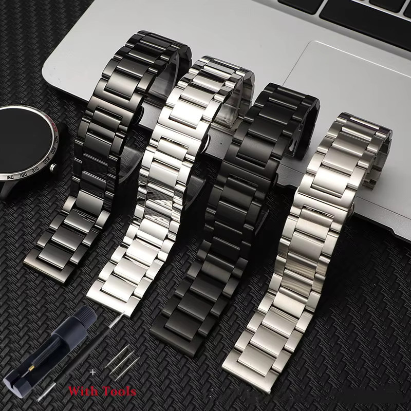Zhangeer Uhrenarmband Edelstahl, Silber, Unisex - Bild 5