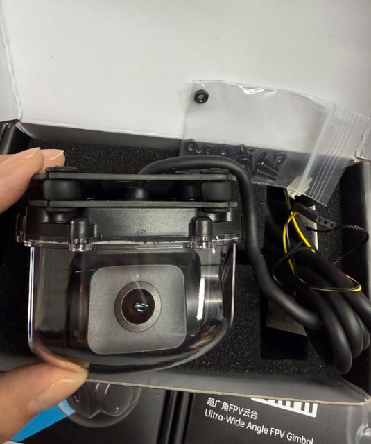 SIYI A2 mini Ultra-Weitwinkel-FPV-Gimbal mit Einzelachsen-Neigung, 160 Grad Sichtfeld, 1080p Starlight-Kamerasensor und IP67 Schutz, Schwarz - Bild 1