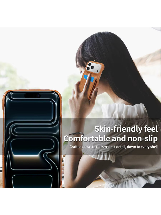 EAACAA PU-Leder Handyhülle für Samsung Galaxy S26 S25 S24 S23 S22 S21 S20 FE Plus Ultra mit Kartenhalter und Ständer in Braun - Bild 7