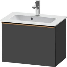 Duravit Waschtischunterschrank D-Neo Compact, Grau matt, wandhängend, B: 61 cm, T: 37,2 cm, H: 44 cm - Bild 1