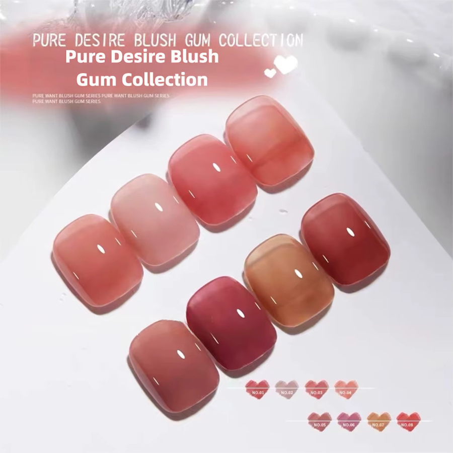 MIANEL Nagel-Gel-Lack, Nude-Rosa, Glänzend - Bild 2