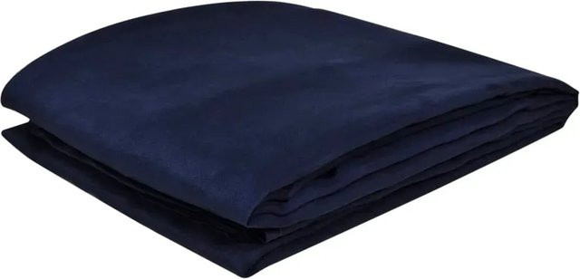 vidaXL Sofaüberwurf aus Micro-Wildleder in Blau, B: 210 cm, T: 280 cm - Bild 1