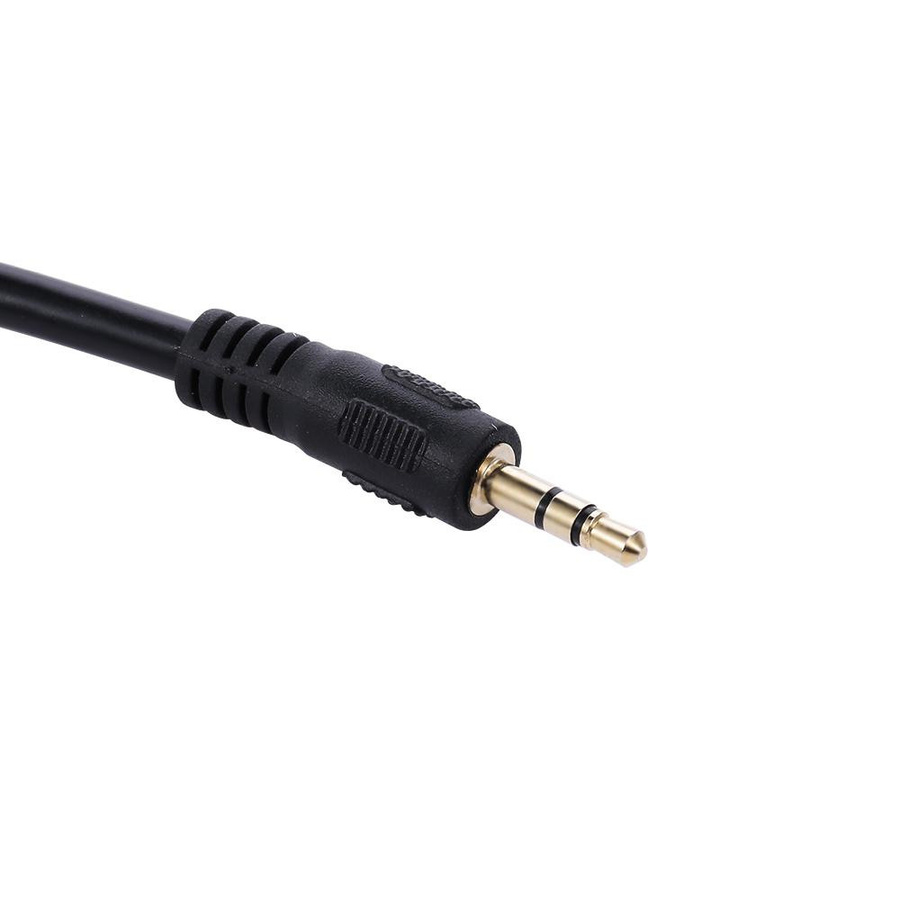Andoer Audio-Adapterkabel 3,5 mm Stecker auf 6,35 mm Buchse Konverter in Schwarz und Gold - Bild 2