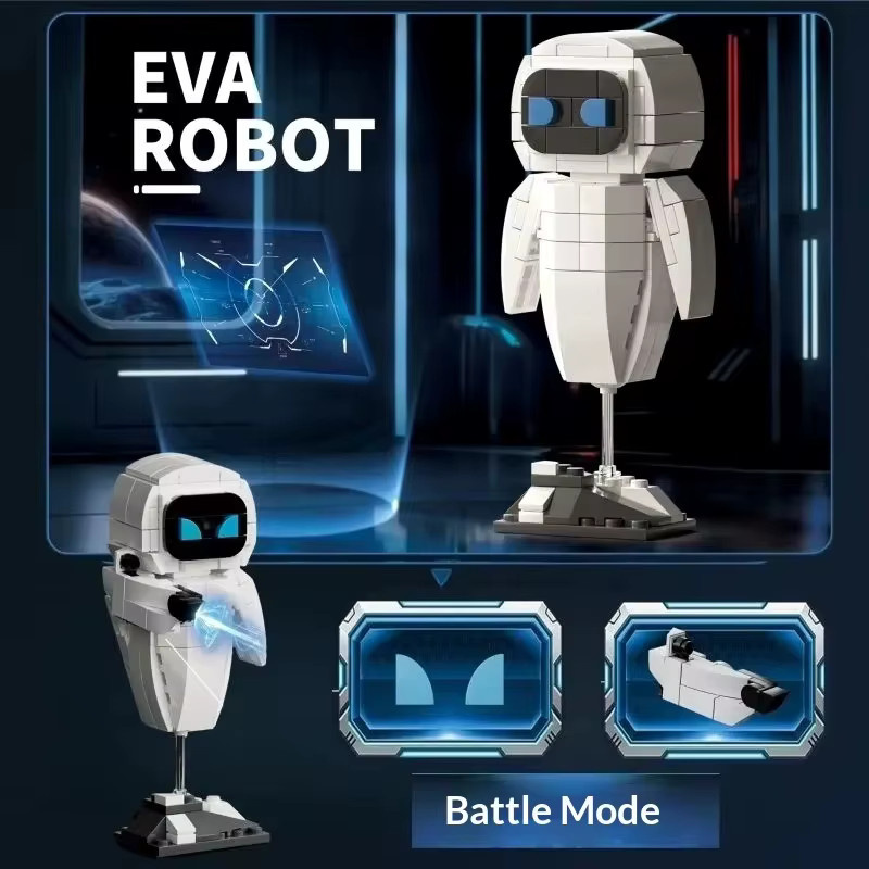 HEROCROSS Wall.E Eve Kleiner Partikelroboter, Modellbausatz, Actionfigur - Bild 3