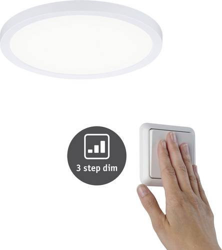 Paulmann AREO VariFit LED-Einbaupanel 93055, dimmbar, 13W, Warmweiß, Rund, Weiß - Bild 1