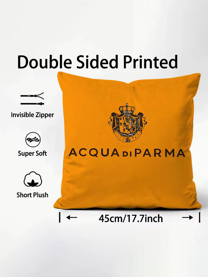 Acqua Di Parma Kissenbezug-Set, 4-teilig, Weiß, Dekorativ mit Grafik-Design für dein Sofa - Bild 3