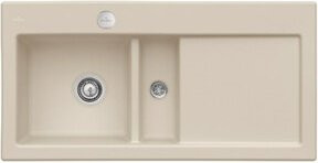 Villeroy & Boch Spüle Subway 60 in Beige mit Ablaufgarnitur und Exzenter C-plus - Bild 1