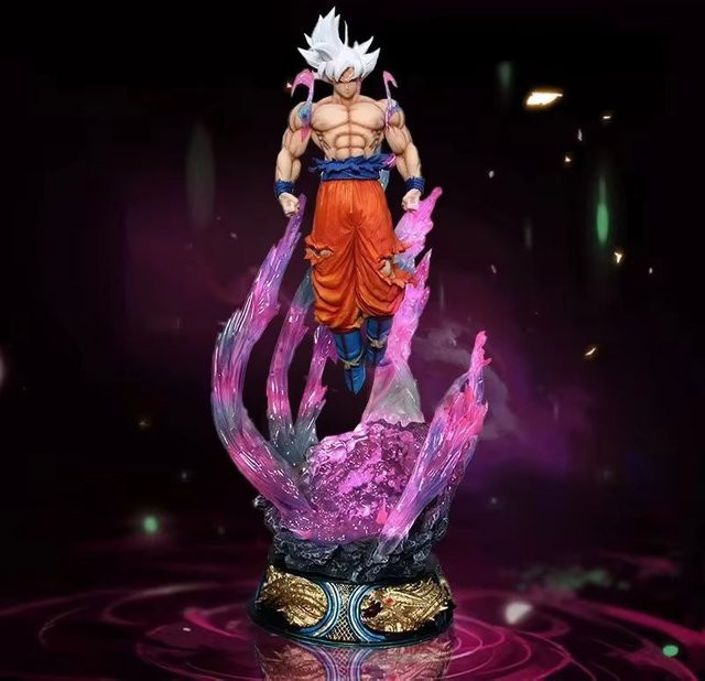 Bandai Dragon Ball Son Goku Ultra Instinct Super Saiyajin Statue, Actionfigur, 23cm - Bild 1