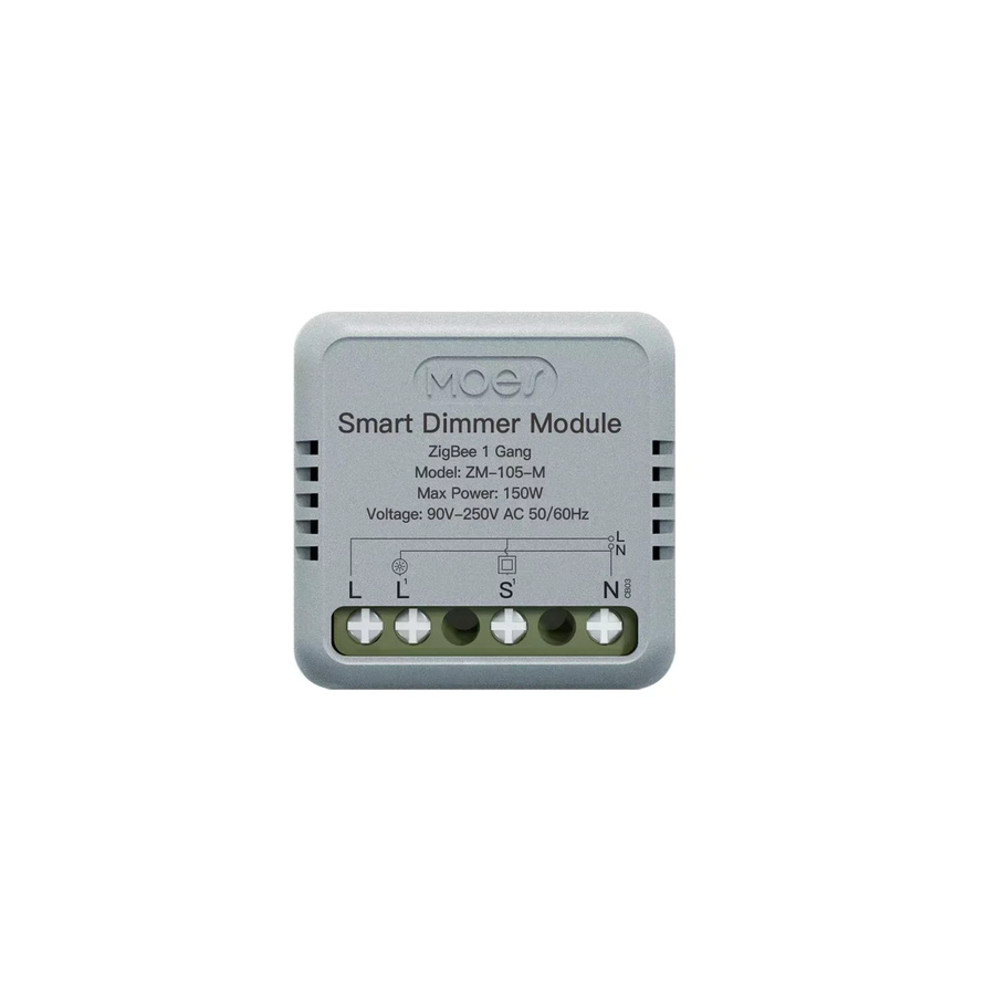 MOES Star Ring Mini DIY Smart Switch Tuya ZigBee WiFi Licht Dimmer Vorhangmodul Fernbedienung in Weiß kompatibel mit Alexa und Google Home - Bild 5