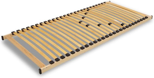 Matratzen Discount Lattenrost aus Birkenholz und Buchenholz mit gewölbten Federleisten, B/T: 80 x 200 cm - Bild 1
