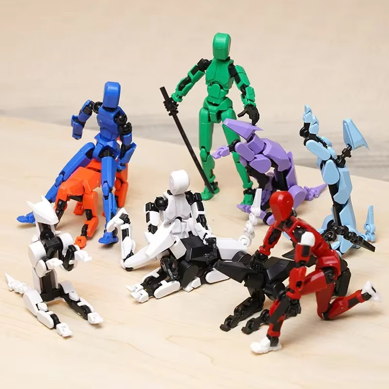 Shapeshift-Roboter-Actionfigur, 3D-gedruckt, beweglich, Lila - Bild 1