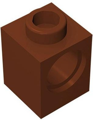 Yiran toy 10-teiliges Set 6541 1x1 Lochbaustein braun - Bild 1