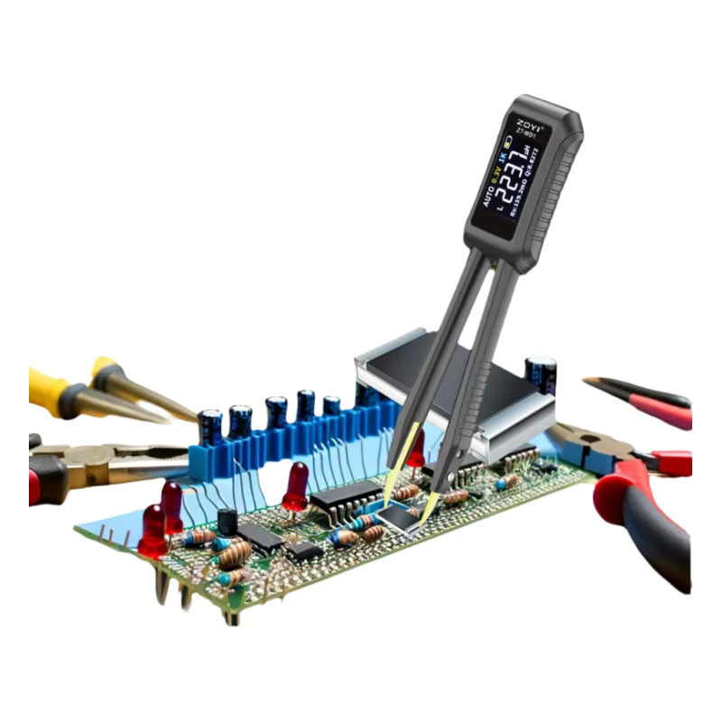 ZOYI ZT-MD1 Digitale Smart Pinzette als LCR SMD ESR Tester für Widerstand, Kapazität, Induktivität, Kontinuität und Diode in Schwarz - Bild 4
