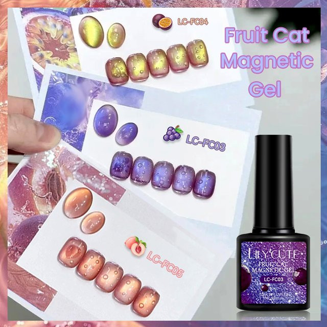 LILYCUTE Magnet-Nagellack, 7 ml, schimmernd, Gel - Bild 1