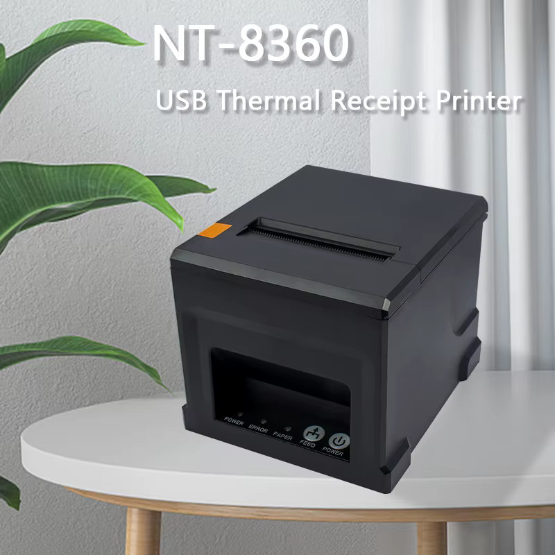 NETUM NT-8330 Tragbarer Bluetooth Thermoprint-Empfangsdrucker mit automatischem Cutter für Android und iOS in Schwarz - Bild 3