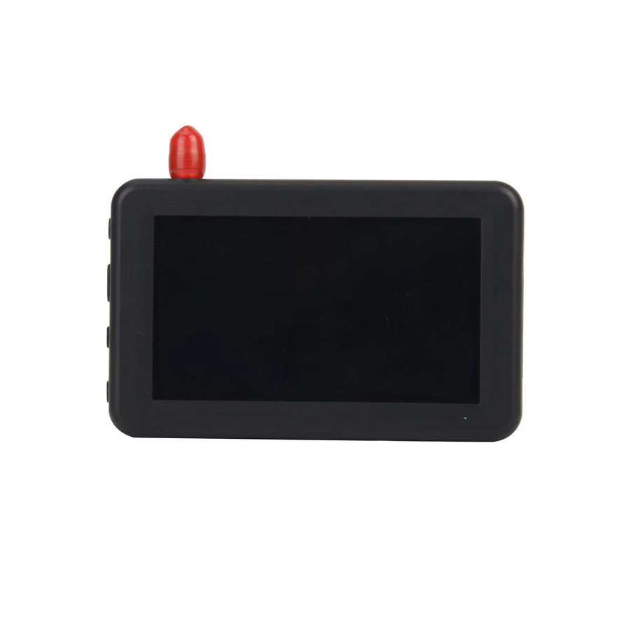DMKR Micro 5,8G 40CH 3 Zoll FPV LED Monitor mit 480x320 Auflösung und 16:9 Display in Schwarz für RC Auto und FPV Drohne - Bild 3