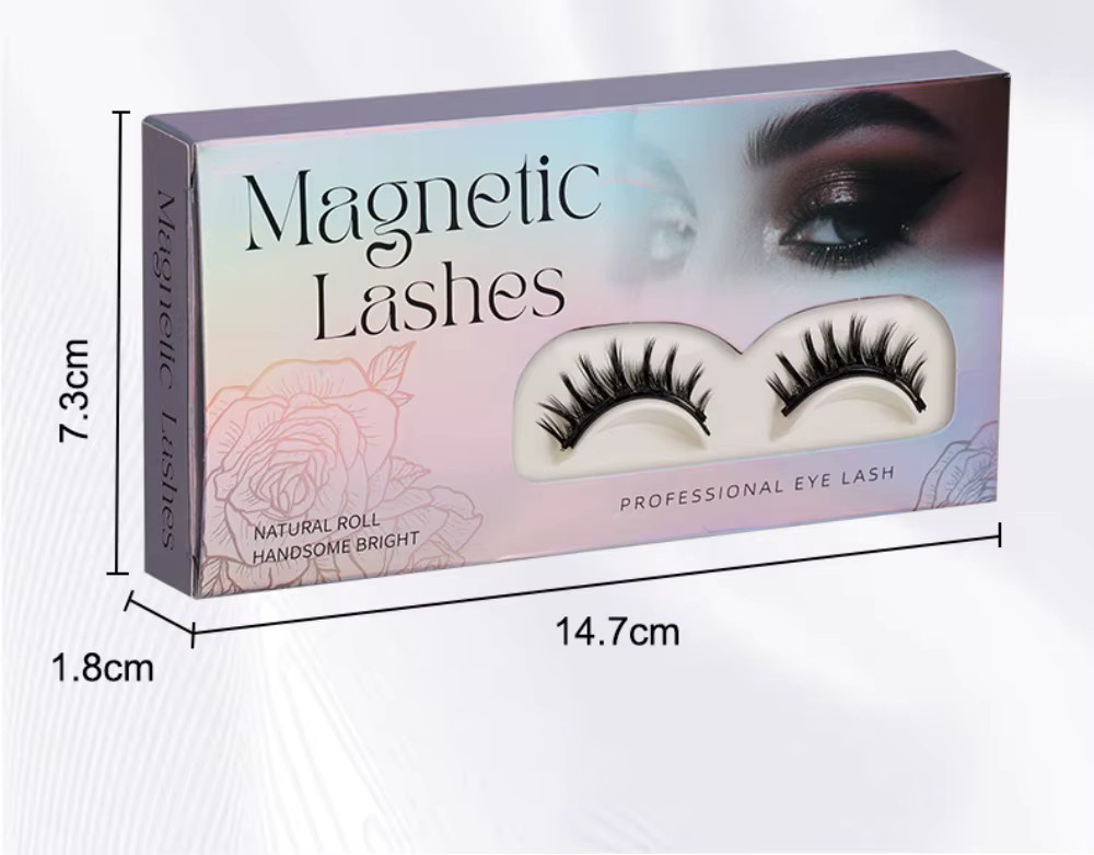 GIOIO Magnetische Wimpern, 2 Paar, natürlich, mit Pinzette - Bild 5