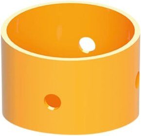 BLACK BULL FLEX+ Pfosten-Abschnitt Bodenbarriere in Orange aus Kunststoff - Bild 1