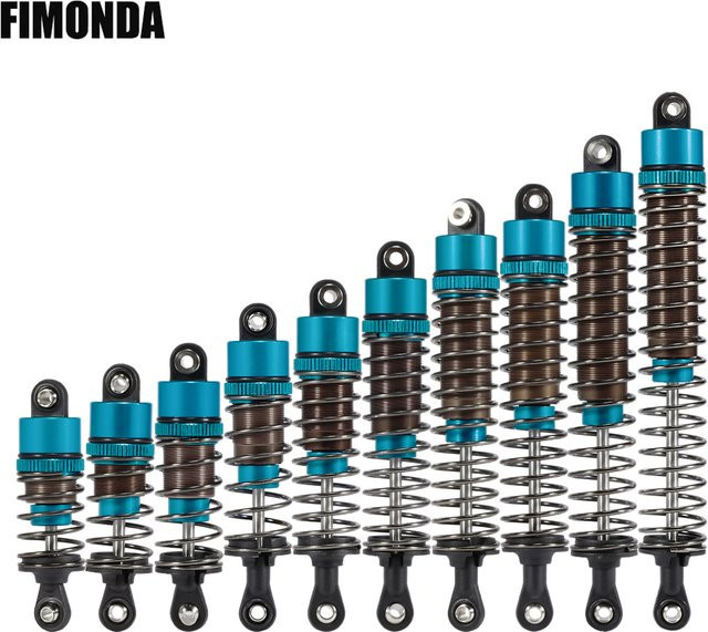 Fimonda Stoßdämpfer, 4-teiliges Set, verstellbar, ölgefüllt, 52 mm–120 mm - Bild 1