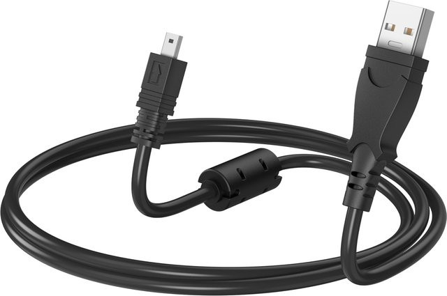 USB-Ladekabel für Nikon und Fuji Kamera Finepix in Schwarz mit USB-A Anschluss - Bild 1