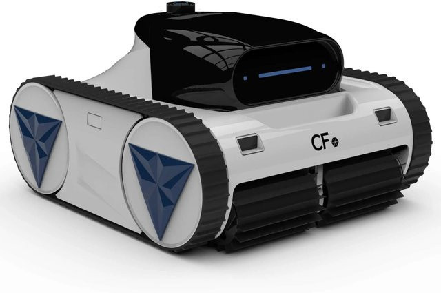 Cellfast CF ZEN 40 Kabelloser Poolroboter Automatischer Bodenreiniger für Becken bis 50m² in Grau-Weiß mit Akkubetrieb - Bild 1