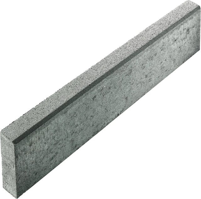 Tiefbordstein aus Beton in Grau, B/H/L: 8 x 30 x 100 cm - Bild 1