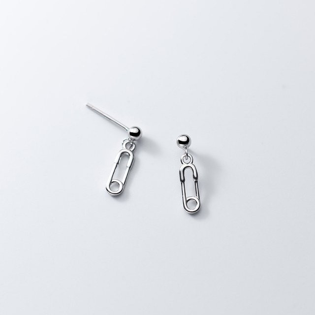 GaGa-Duck Ohrstecker 925 Silber, Geometrisch, Clip-On - Bild 1