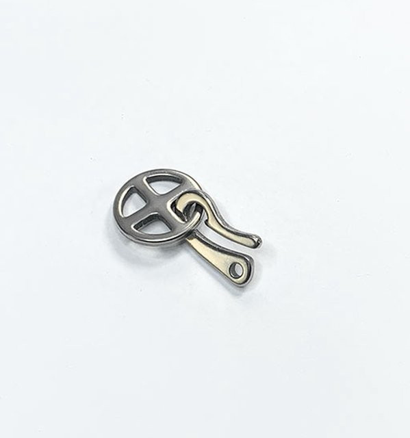 fongten Verschluss, Titan, Silber, Unisex - Bild 1