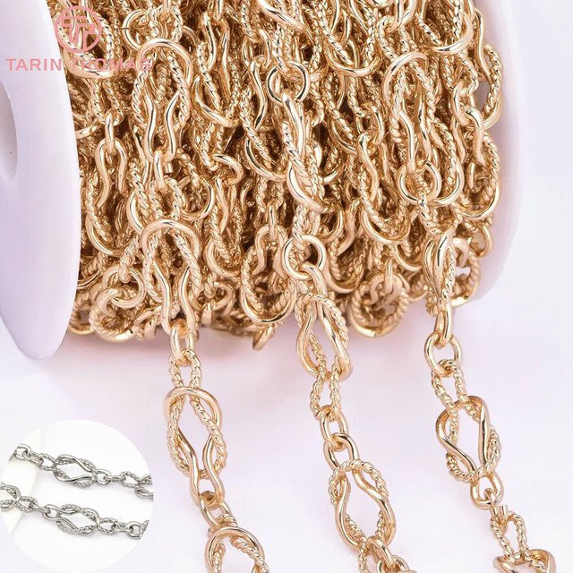 TARIN THOMAS Halskette, 24 Karat vergoldetes Messing, 50 cm, Gold, Unisex - Bild 1