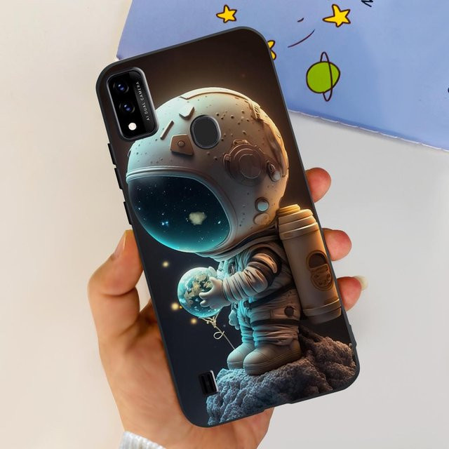 Niedrige Silikon Handyhülle mit Bemalung für ZTE Blade A71 und ZTE Blade A51, Multicolor - Bild 1