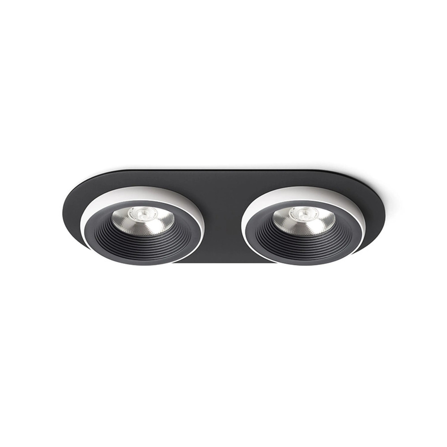 Rendl Einbauleuchte Sharm R II LED in Schwarz mit warmweißem Licht und 20 W - Bild 2