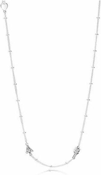 Halskette 925 Sterlingsilber, Damen, white - Bild 1