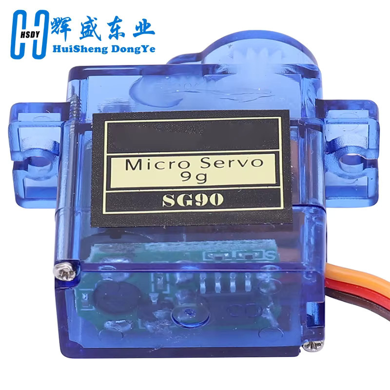 HUISHENGYUFA SG90 9G Micro Digital Servo Motor mit Starrflügel in Blau für RC Hubschrauber, Spielzeug und Flugzeuge - Bild 3