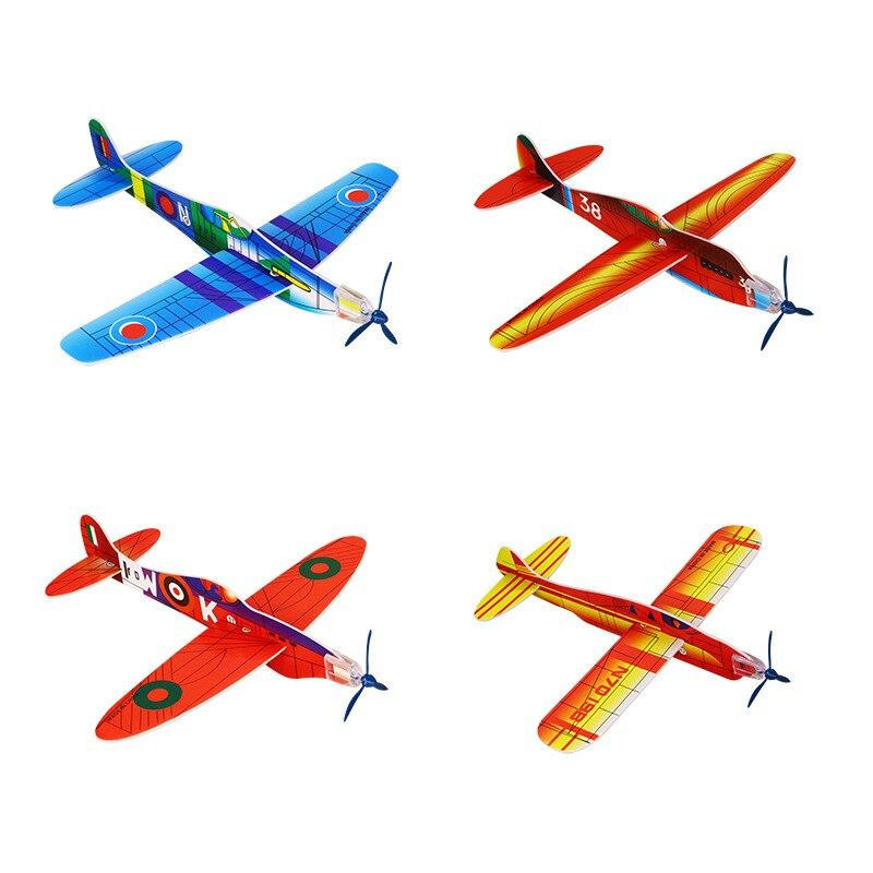 Yiran Toy Luftfahrt Schaumstoff Segelflugzeug 10-teiliges Set Bunt - Bild 1