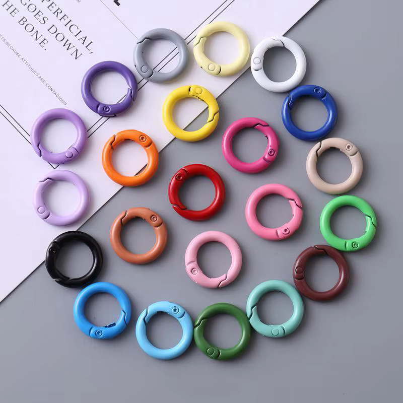 Yogodlns O-Ring-Federverschlüsse, Karabiner, 33 mm/23 mm, Metall - Bild 2