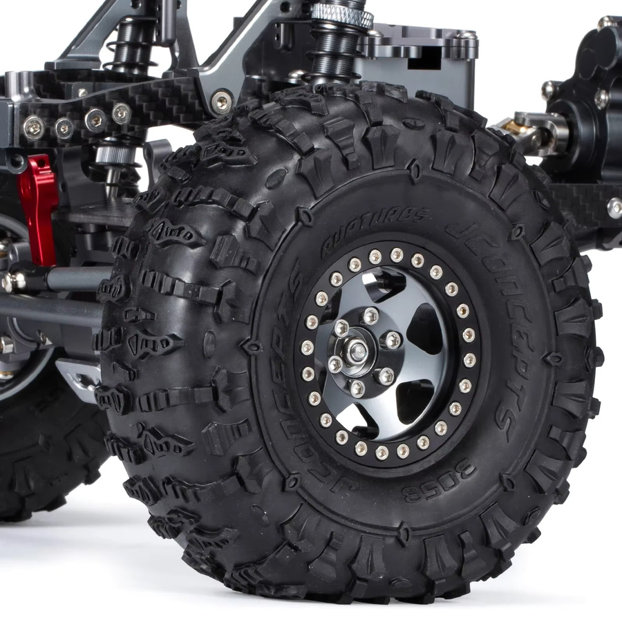 RC Crawler 1:10, Offroad-Truck, Vollmetall-Chassis-Kit, Räder - Bild 3