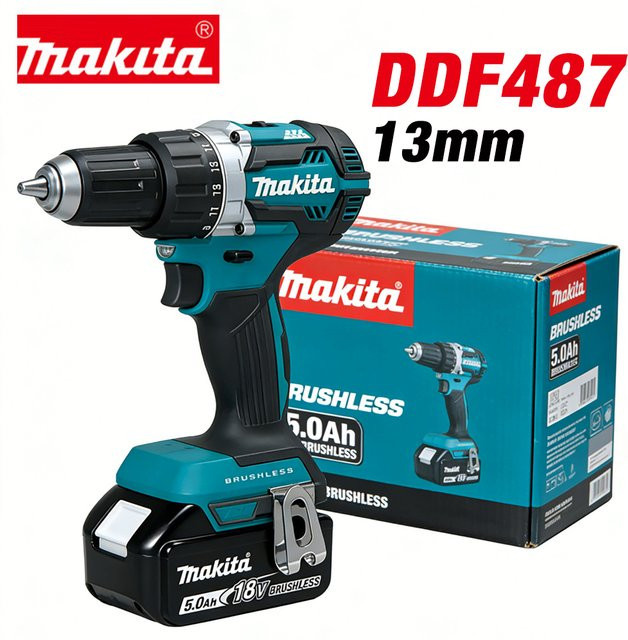 Makita DDF487 Akku-Bohrschrauber 18V Bürstenlos in Petrol - Bild 1