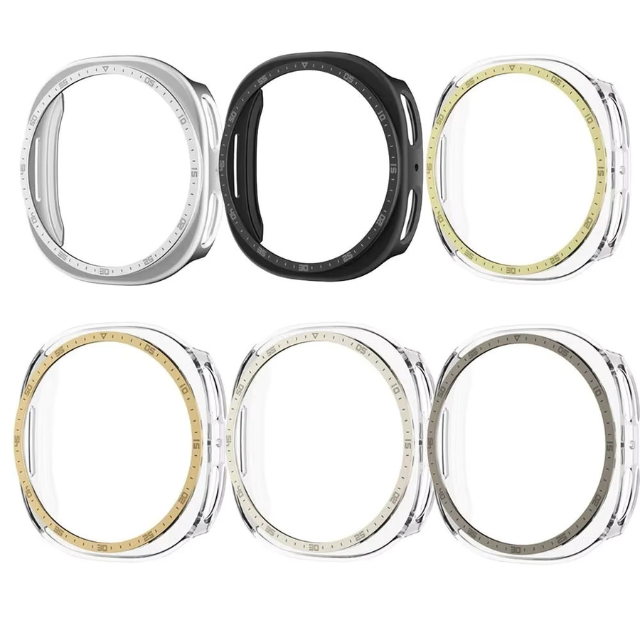 CHIICSMART Schutzhülle für Samsung Galaxy Uhr 8, Kunststoff, Silber - Bild 3