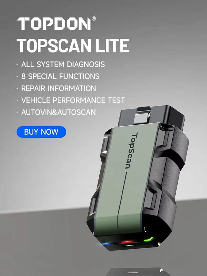 TOPDON TopScan Lite OBD2 Bluetooth Diagnosewerkzeug mit DTC-Reparaturguide und Vollsystem-Diagnose sowie aktiven Tests - Bild 6