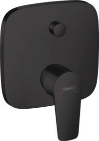 Hansgrohe Talis E UP Einhebelmischer für die Badewanne als Fertigmontageset in Mattschwarz - Bild 1