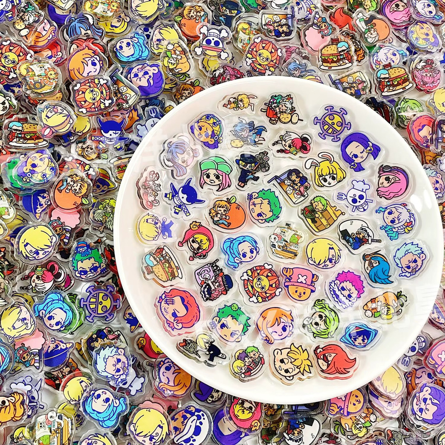 Bandai Mini-Acrylplatten, Zubehör, 100-teiliges Set, Bunt / Mehrfarbig - Bild 2