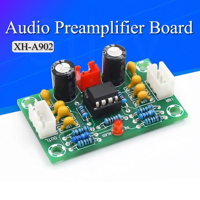 XH-A902 Audio-Operationsvorverstärkermodul mit NE5532 Verstärker und digitalem Tone Board - Bild 1