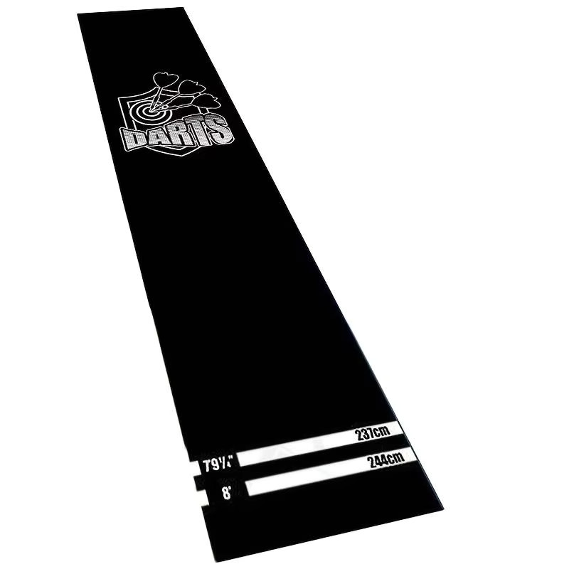VIKAMA Professionelles Dart-Unterlage-Set in Schwarz als rutschfester und verschleißfester Bodenschutzteppich - Bild 3
